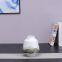 Modern White Dark Green Hand Made Chinese Ceramic Vase Jar With Lid For Office Table