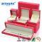 SINMARK Made in China cheap custom logo printed pu leather jewelry box set