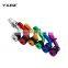 Colorful bolt-in PVR32 valve stems modified motor replacement tubeless tire valves for motorcycle