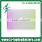 Rainbow matte hard case cover for Macbook Air/Pro Retina 11" 13" 15" green & purple hard protective case cover for Macbook