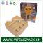 custom brown kraft paper rigid gift box with lid/ lid and base gift box/ lid and bottom gift boxes wholesale