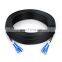 SC APC UPC Single Mode G657A Duplex Indoor Outdoor kabel serat patch Drop Cable Patch cord fiber optic indoor patch cord
