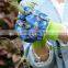HANDLANDY garden line gardening gloves,Blue printing cotton children garden gloves