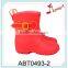 Fashion design girls ankle rain boots with buckle