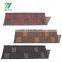 Aluminum Zinc Black Stone Coated Metal Roofing Tile / Colorful Sand Coated Metal Roof