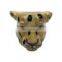 cheetah animal shaped ceramic vase