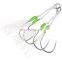 BKK  high carbon steel fishhook slow jigging hook anzuelos de pesca  double hook fishing