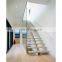 For Custom Prefab Houses White Oak Wooden Stair Tread Staircases
