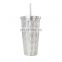 Best Selling 500ml SS Rhombus straw cup Tumbler