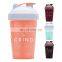 2021 new products top quality leak proof Wholesale small milk glitter gym protein Colorful spice gym protein shaker bottle