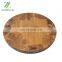 Laser printing Bamboo cutting board kitchen Round Serving Board tray plate