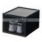 Luxury Black Plastic Storage Transparent Shoe Box Stackable With Logo  Sneakers Display Box