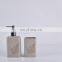 High quality leave printed polyresin european  resin bathroom accessories vanity set