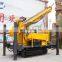 Borehole air compressor water well drilling rig for 100m water well with DTH hammer
