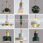 Home Restaurant Modern Lamp Milk Glass Golden Chandelier Nordic Suspension LED Pendant Light