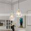 American Glass Pendant Lamps Decoration Indoor Lighting Ceiling Pendant Light For Kids Room Plate Gold Chandelier Lamp