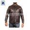 Wholesale Supply High Black Fitting Biker Style Men Genuine Leather Jacket Manufacturer