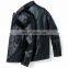 2022 arrival unisex design color block Men Genuine Leather Jacket Custom High Quality Men Leather Jacket