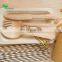 YADA Disposable Biodegradable Compostable kits couverts fourchettes Wooden Cutlery Set spooms with printing