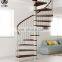 Modern Design Easy Installation Stairs Steel Structure Retro High Polished Staircase