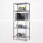 5-Wire Shelving Metal Storage Rack Adjustable Shelves for Laundry Bathroom Kitchen Pantry Closet