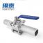 Stainless steel 3PC Ball Valve Long length Weld End