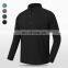 Wholesale Running Wear Sports T-shirt Quick Dry Half Zip High Neck Custom Logo Long Sleeve Workout Fitness Men Gym T Shirt