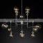 Modern luxury american design blown glass  chandelier for living room or large home