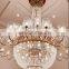 Hotel Wedding Lobby Large Decorative Hanging Light Candle Luxury K9 Crystal Chandelier