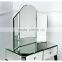 2-6mm Aluminum Coated Mirror Glass/bathroom Mirror Curved Glass