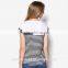 2016 fashion women new arrival t shirt stripe for girls TS098