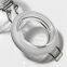 Glass jar for powdery substances, 190ml, 200ml, 250ml, with a buckle lock, transparent glass material