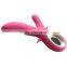 2016 New Top Selling Jelly Sex Vibrator for Woman Dual Vibration G-spot Massager Adult Product On Sale