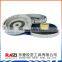 Aluminum snail lock backer pad for polishing and grinding discs