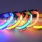 2.5cm Mesh Structure Led Bright Pet Collars for Dogs, 4 sizes 6 colors support Mixed Wholesale