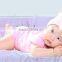 White multifunctional baby crib with wheels