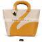 women's fashion handbag swan with pure color patchwork China dropship handbag