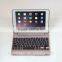 Bluefinger Factory Supply Clamshell Bluetooth Keyboard Case for Newest IPad Pro&iPPAD Air 2 With Coloreful Protective Case