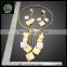 Newest arrived african gold plated jewelry set for woman dress AHK1100                        
                                                                                Supplier's Choice