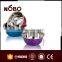 stainless steel colorful hand mixer with bowl
