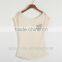 Summer Fashion Sexy Sloping Shoulder T-shirt With Shinning Glass Stone Pocket,breathable Clairvoyant T-shirt,china Supplier