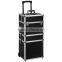 Aluminum Rolling Cosmetic Makeup Train Cases