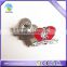 metal pin badge bird phoenix red heart love shaped soft enamel
