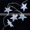 210cm Five-Pointed Flat Star Led Light Lamp AA Battery Christmas String Light Wedding Garden Decoration 20 LEDs Fairy String