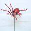 Hot Sale in Russia 6 inch Glitter Surface Spider Plastic Decorative Halloween Garden Stakes