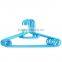 blue pp dress hanger,shirt hanger,plastic cloth hanger,