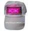 LED message cap,LED badge cap,show time or your name