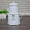 2015 new design enamel coffee pot, coffee can