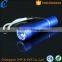 Powerful Aluminium Alloy LED Flashlight Electronic Torch Bulbs with Lens