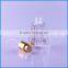 5ml Gold Color Aluminum Atomizer Spray Glass Refillable Perfume Empty Bottle